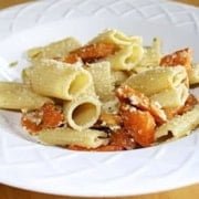 Pasta with Roasted Sweet Potato & Feta Recipe (easy)