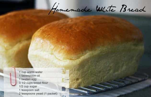 Traditional White Bread Recipe