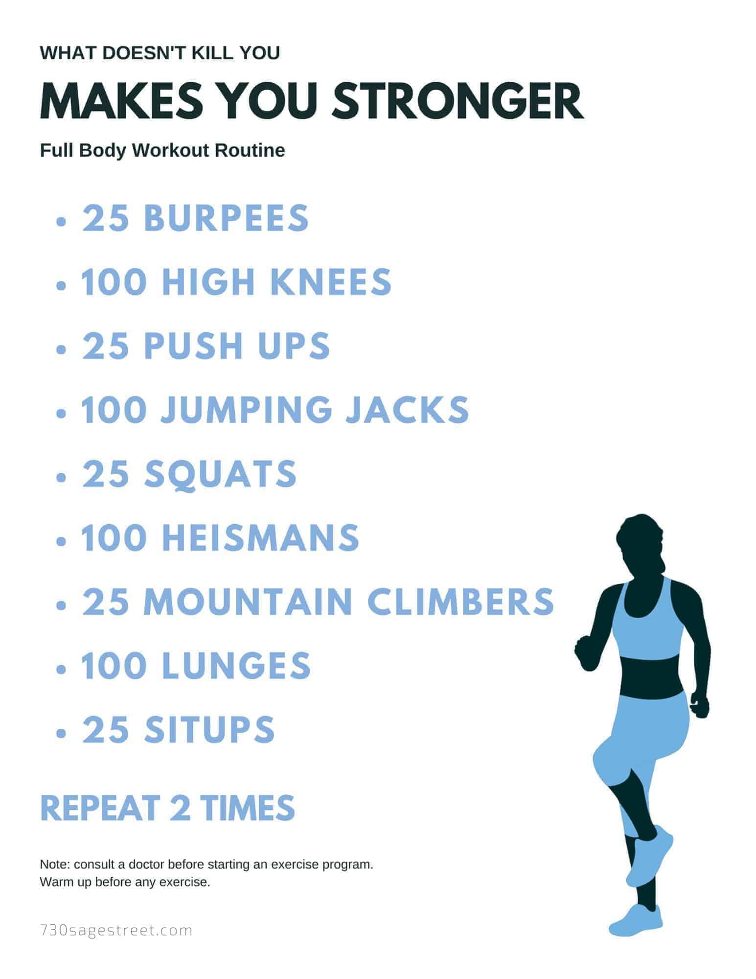 What Doesn�t Kill You&hellip;Full Body Workout Routine 730