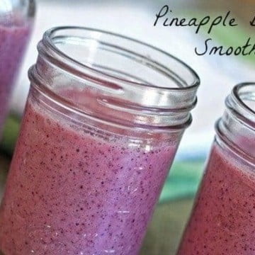 Pineapple Blueberry Smoothie Recipe 1 pineapple smoothie smaller 1