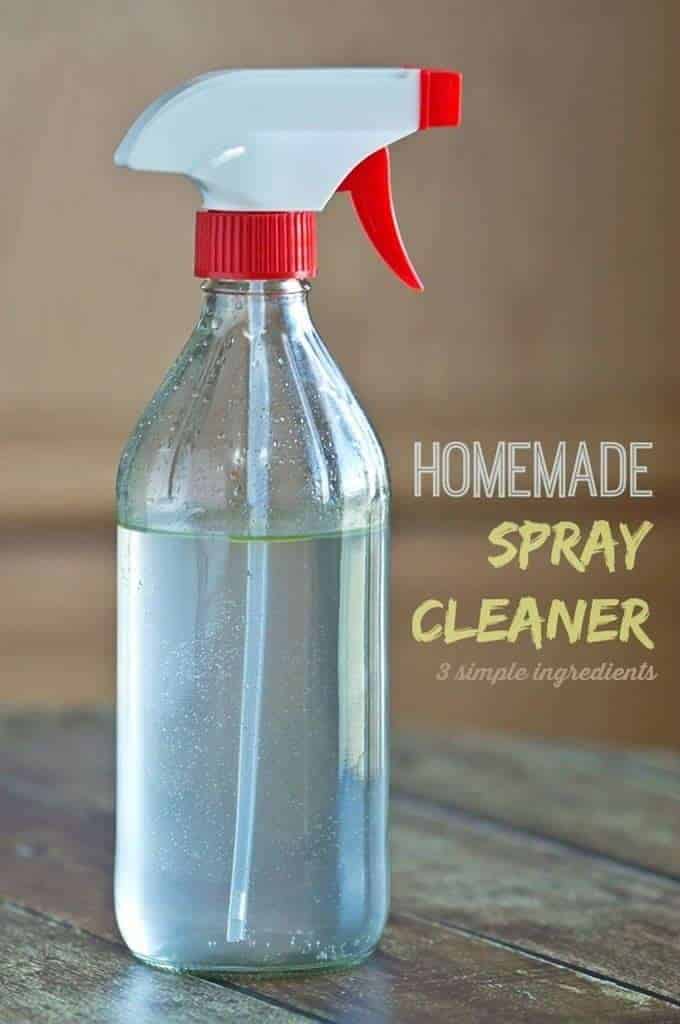 Homemade AllPurpose Spray Cleaner with only 4 Ingredients
