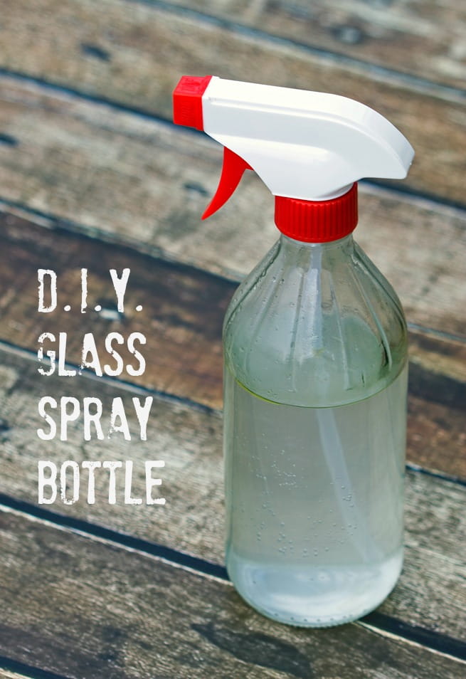 DIY glass spray bottle