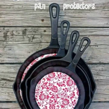 DIY Cast Iron Pan Protector