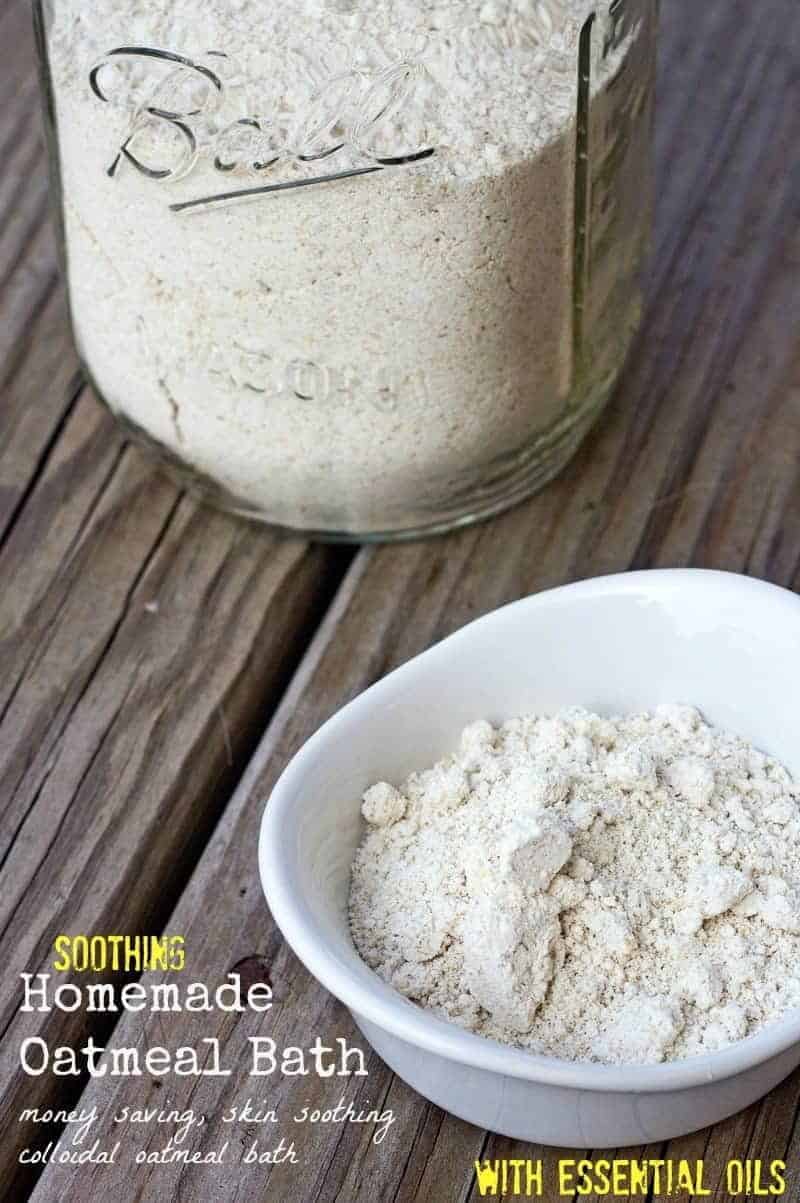 Homemade Oatmeal Bath with Essential Oils 730 Sage Street