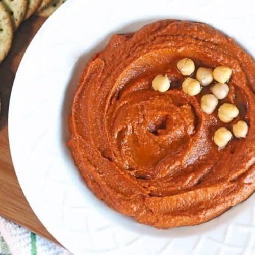 Buffalo Wing Style Hummus Recipe