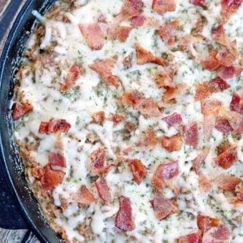 Skillet Chicken Bacon Ranch Tacos