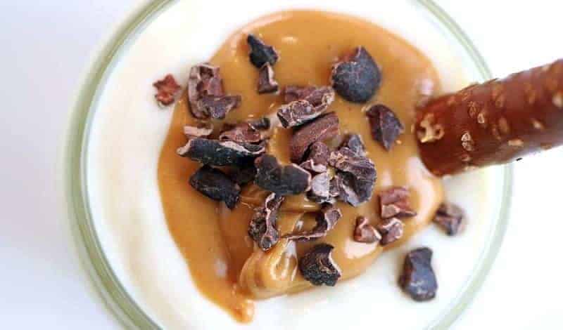 Creamy peanut butter parfait dipper