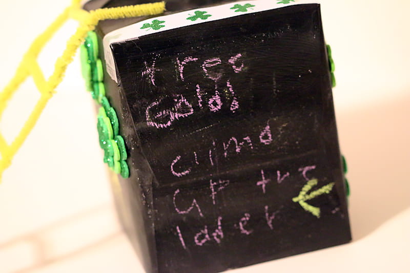 leprechaun trap chalkboard paint