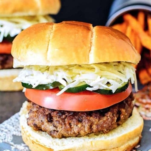 Sausage Smashed Burger