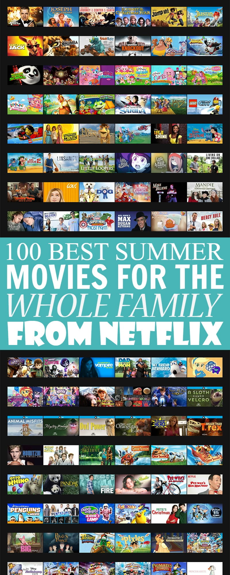 100 best summer movies for the whole family on netflix - take a break from summer fun to enjoy a movie with the family from this list of 100 family-friendly movies currently on netflix.