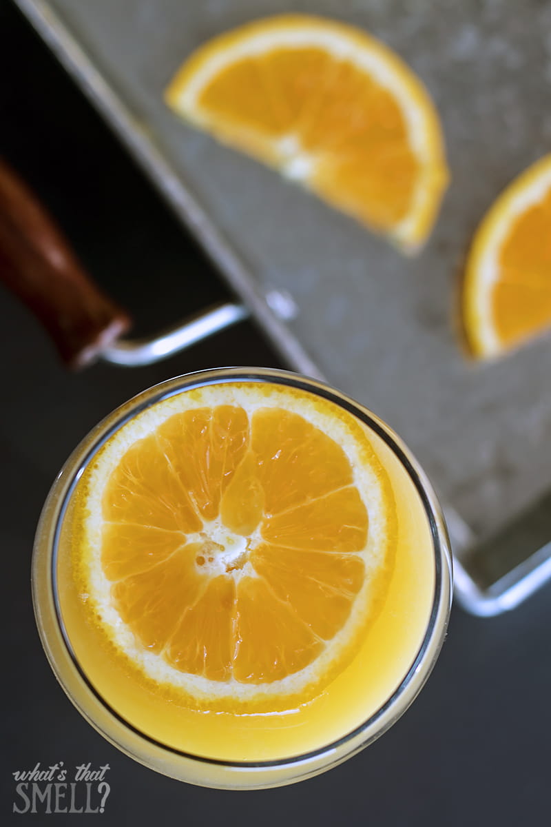Orange Juice Mint Sparkler - this easy to make sparkler is a refreshing spin on your morning OJ (alcohol-free).