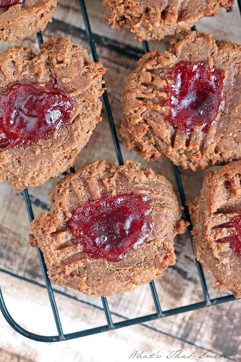 No Flour Peanut Butter & Jelly Cookies 730 Sage Street
