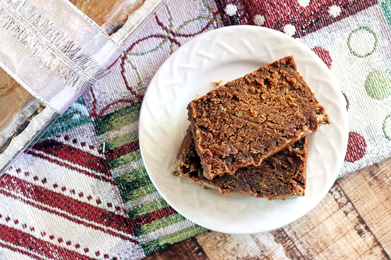 Pumpkin Gingerbread Loaf with Maple Peanut Butter Glaze. This gluten-free and vegan gingerbread loaf is dense and only slightly sweet but quite tasty.