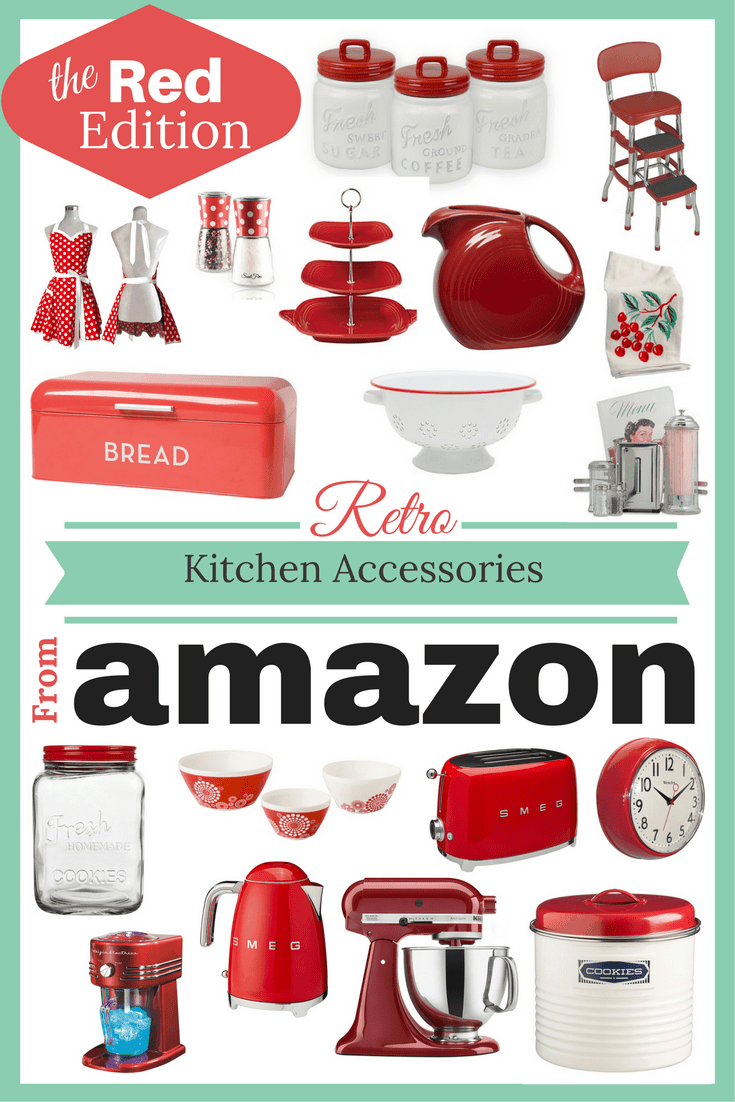 The Red Edition Retro Kitchen Accessories From 730 Sage Fabulous Retro Kitchen Accessory Finds From In Bright Red