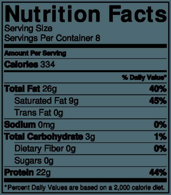 Nutritionlabel 16