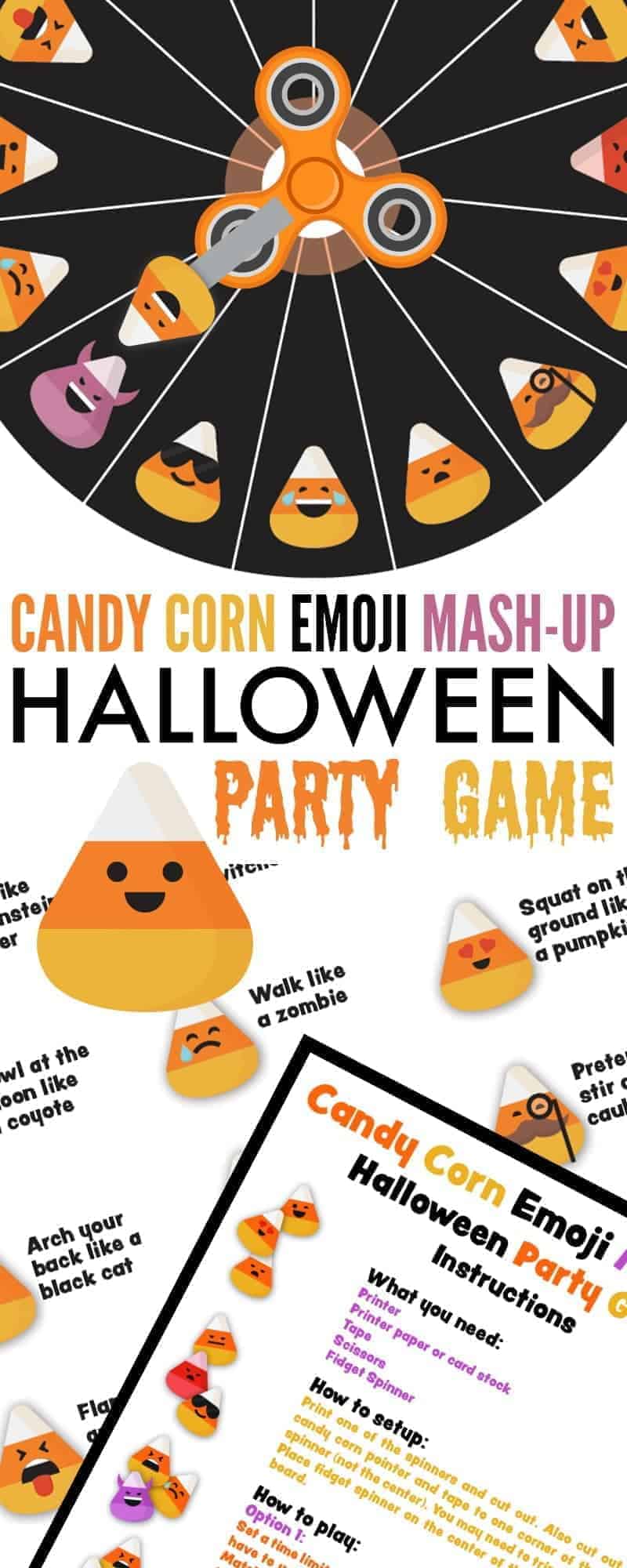 Sweet Corn Emoji Mash-Up Halloween Bash Activity - 730 Sage Highway graphic relating to Mash Game Printable named Sweet Corn Emoji Mash-Up Halloween Celebration Recreation - 730 Sage Road