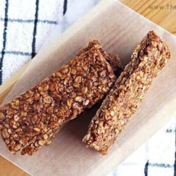 Homemade Chocolate Peanut Butter Granola Bars 3 Homemade peanut butter granola bar