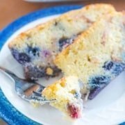 Treat yourself to a delicious keto treat with this low carb maple bacon blueberry bread sweetened with stevia & flavored with maple extract. This is a fantastic low carb treat for breakfast or as a snack or dessert. It will satisfy your craving for a sweet treat for sure!