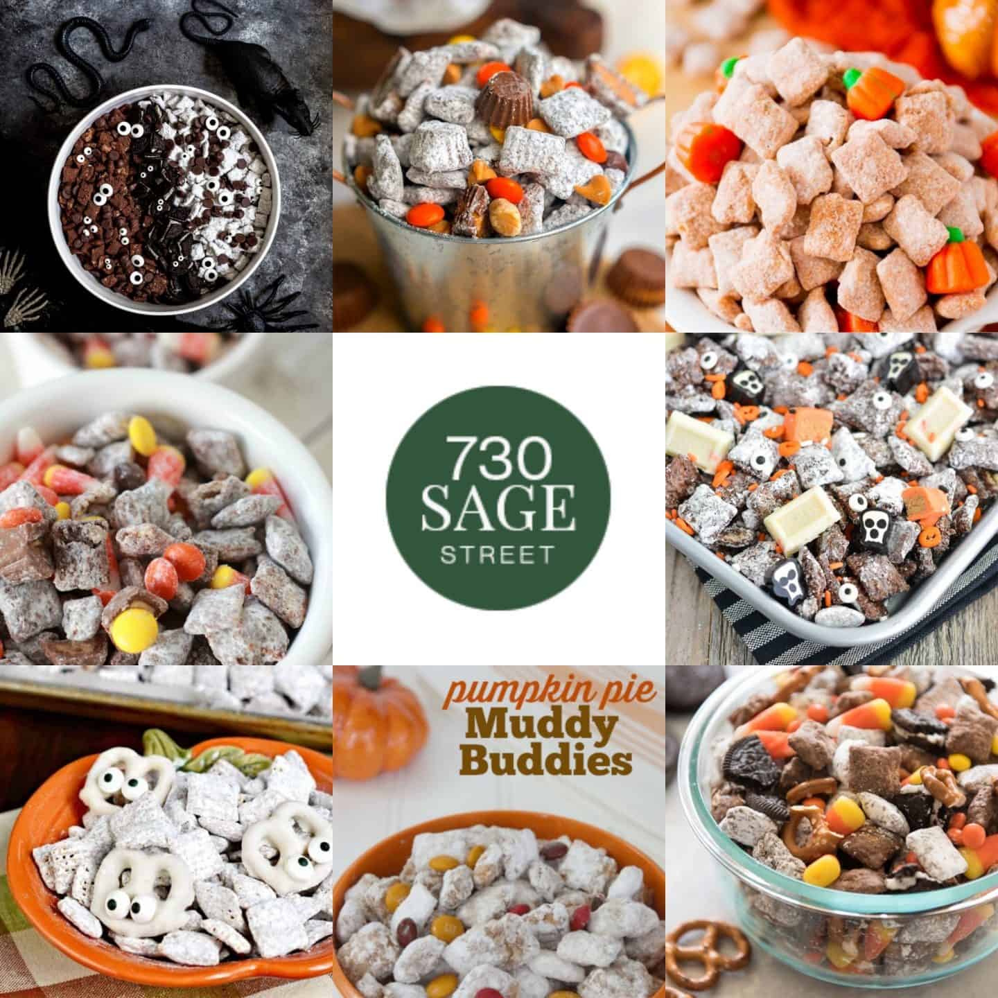 Spooky Halloween Muddy Buddies