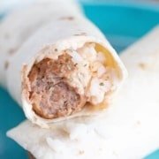 Get a delicious dinner on the table quickly - in under 30 minutes - with these delicious and super easy Korean BBQ Meatball Wraps.