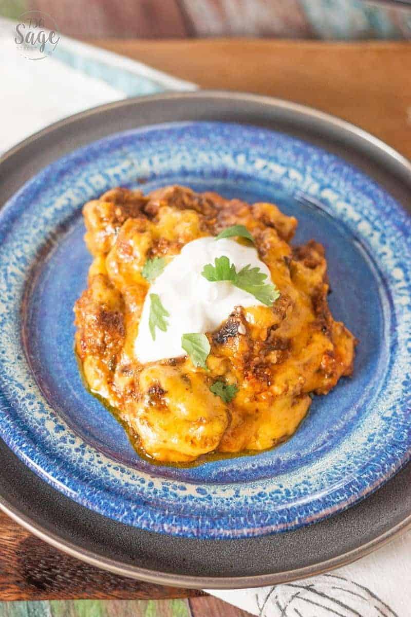 Low Carb Beef Enchilada Casserole 730 Sage Street