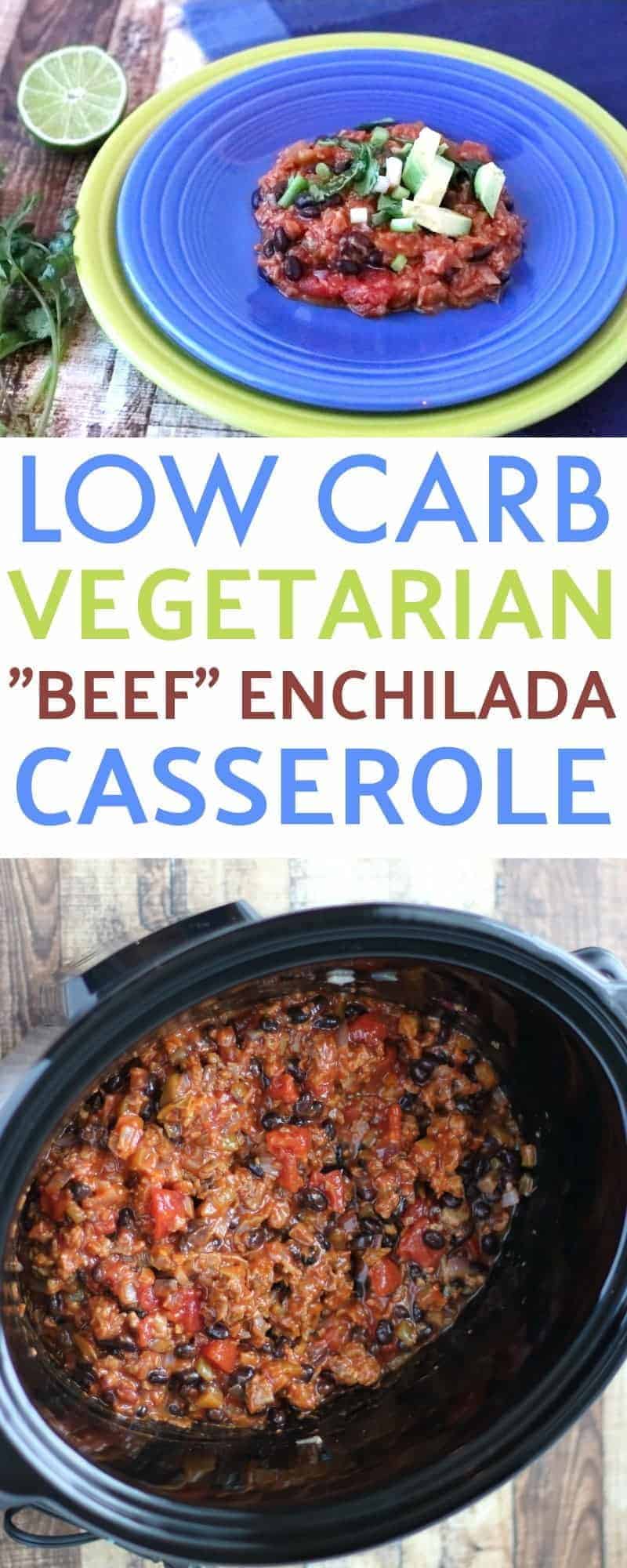 Get dinner on the table with this easy low carb vegetarian