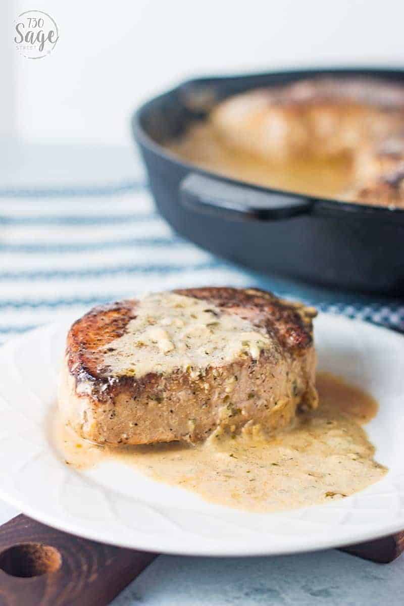 Keto Pork Chops Recipe - Creamy Ranch Pork Chops - 730 ...