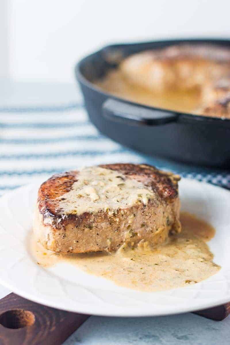 Keto Pork Chops Recipe - Creamy Ranch Pork Chops - 730 Sage Street