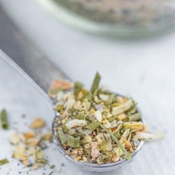 ranch seasoning mix in a measuring spoon