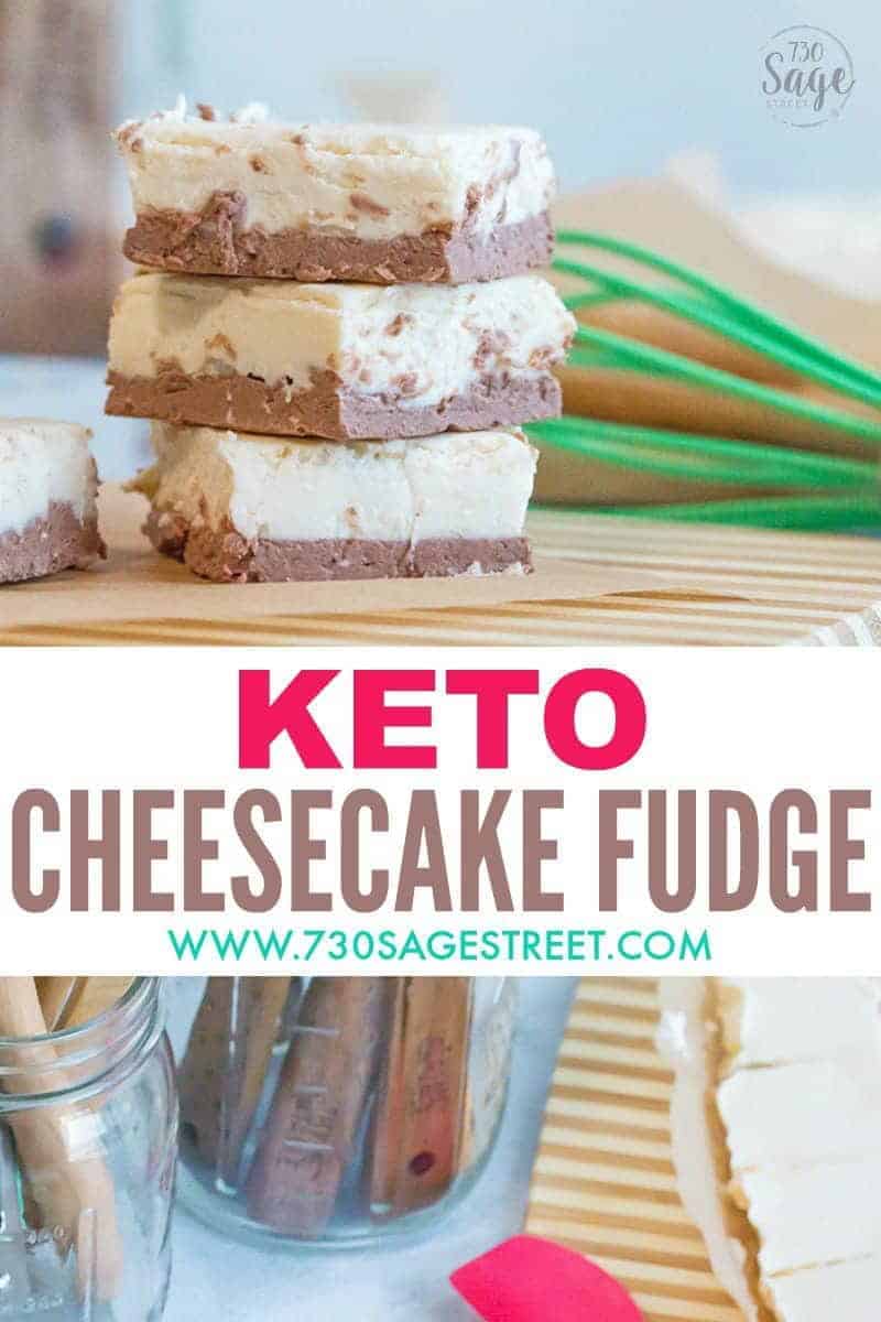 keto cheesecake fudge