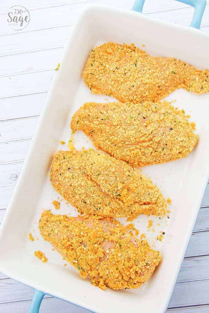 Malibu Chicken - Easy Low Carb Recipe 4 Keto malibu chicken in a white dish