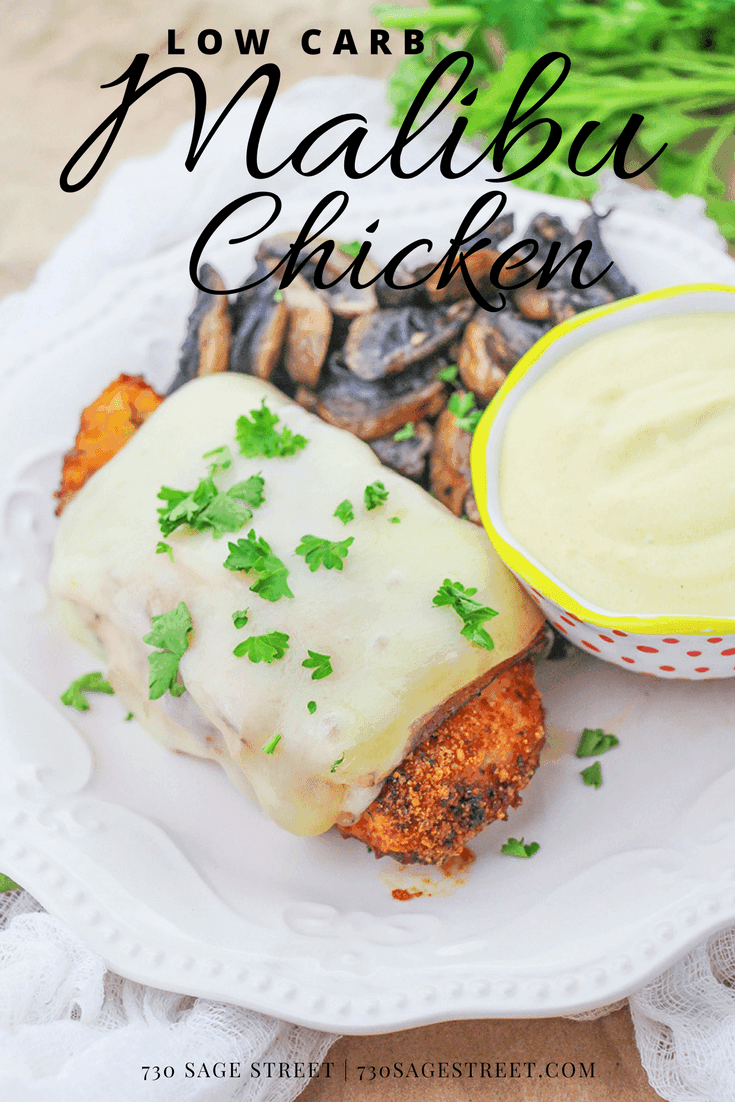 Malibu Chicken - this low carb and keto version of Malibu chicken is easy and delicious! #lowcarb #keto #chicken