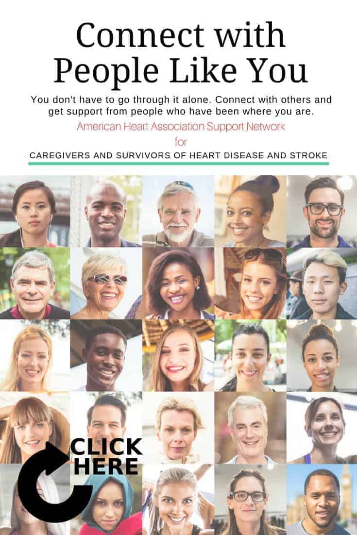 The American Heart Association Support Network is a free community of like-minded survivors and caregivers of heart disease and stroke. Join now!