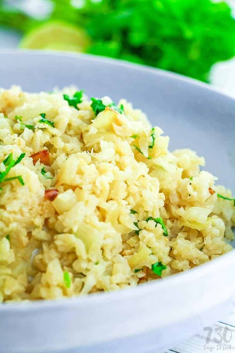 Cilantro Lime Cauliflower Rice Recipe - 730 Sage Street