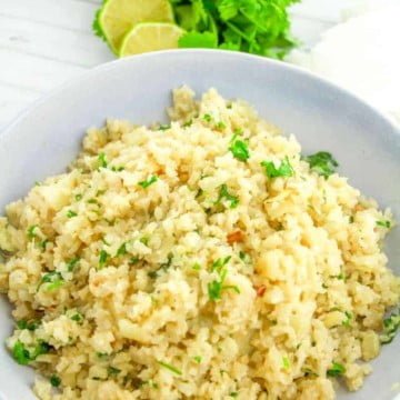 Cauliflower Rice with Cilantro Lime ready to eat!