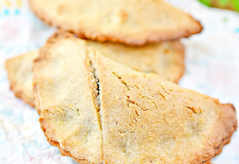 close up of keto beef empanadas