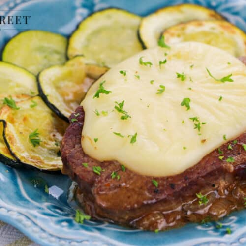 Keto French Online Steak Final Plate Ready to Serve side shot