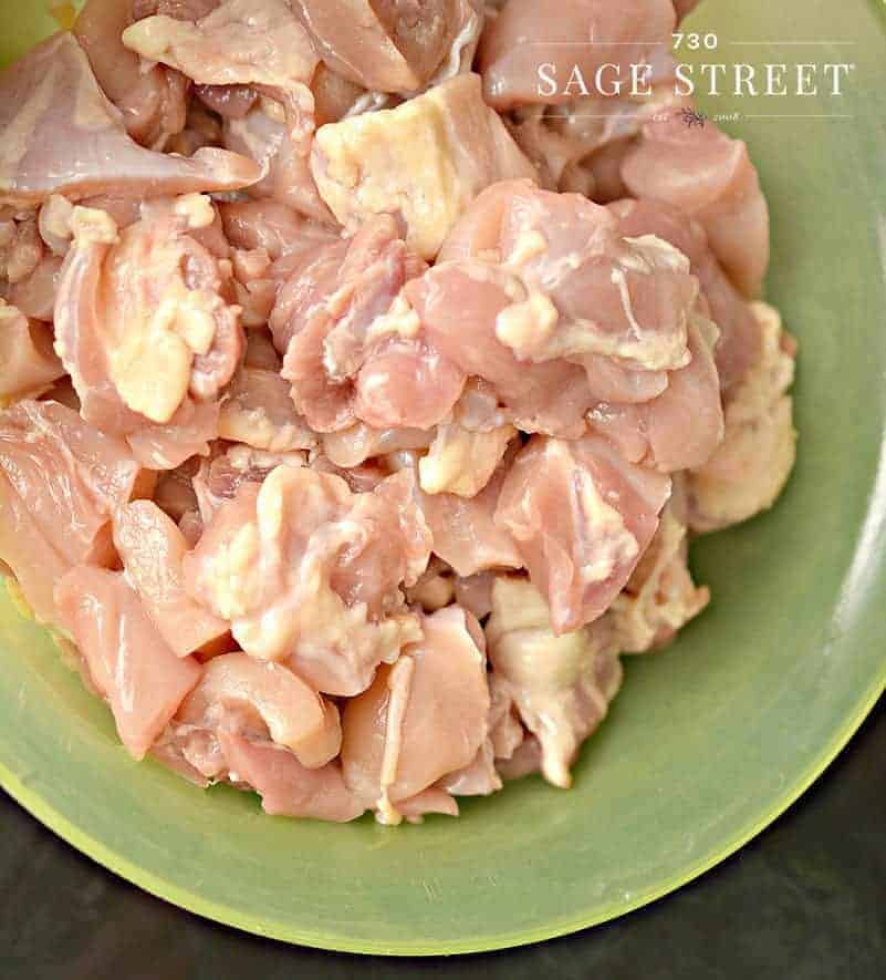 Prep Chicken - Keto Chicken Carbonara Easy Quick Recipe