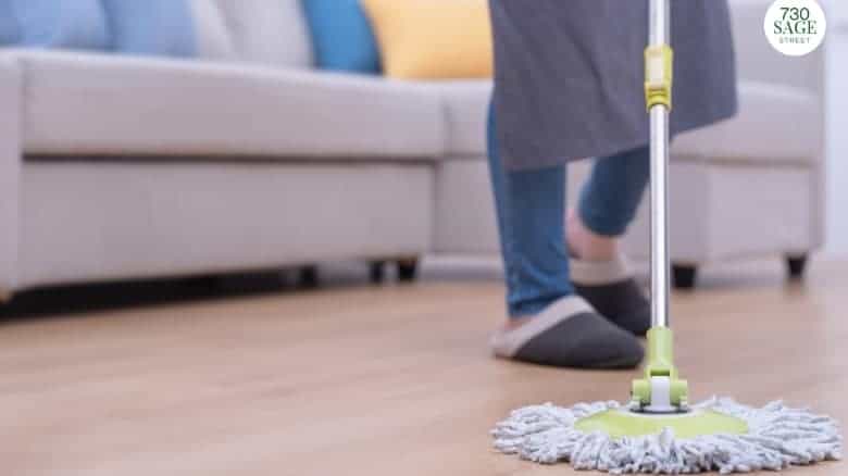 Mopping-floor-with-diy-homemade-floor-cleaner