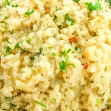 Cilantro Lime Cauliflower Rice Recipe