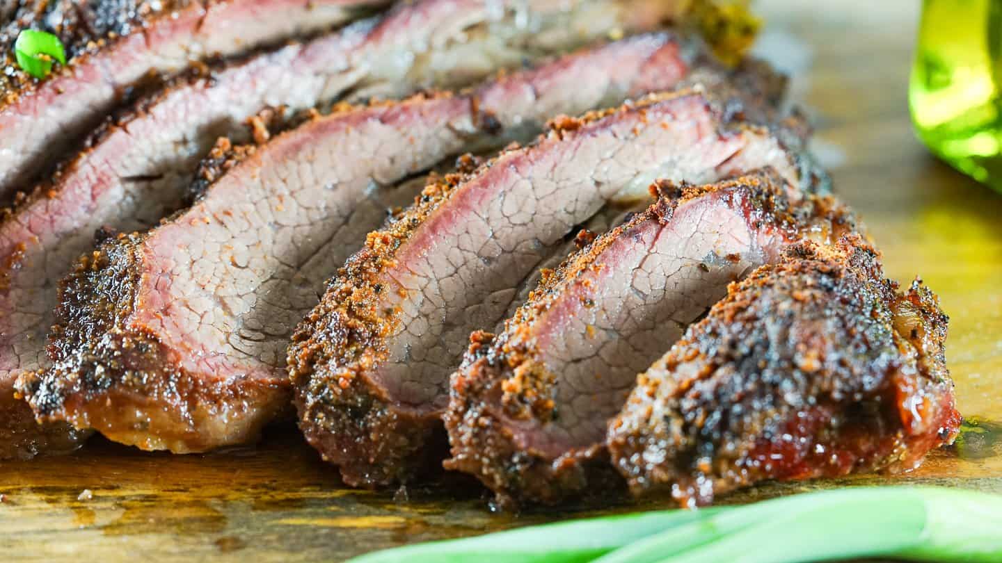 Let rest for at least 30 minutes. Slice against the grain for best results and enjoy the juicy, tender smoked tri-tip!