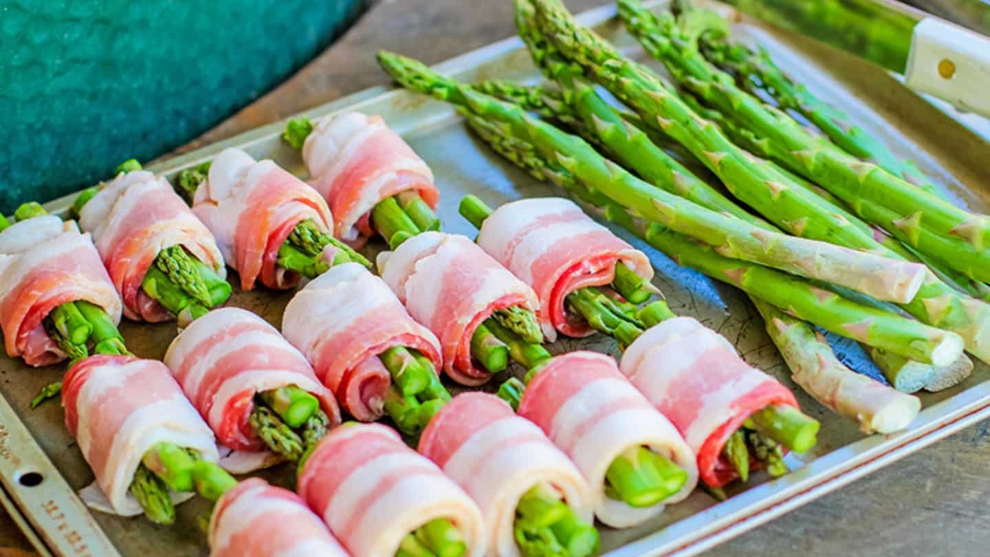 Bacon Wrapped Asparagus oven baked