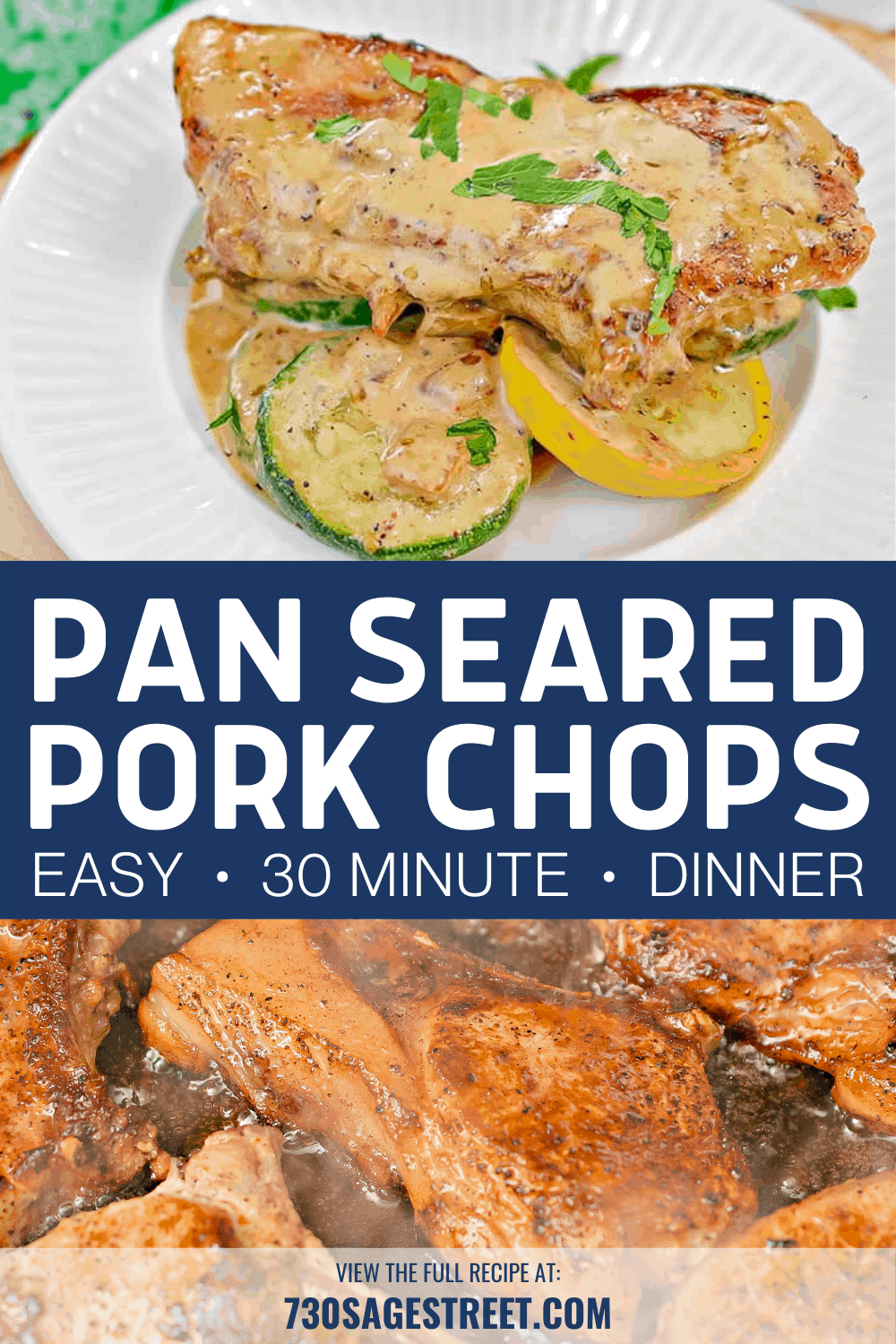 Pan-Seared Pork Chops - 730 Sage Street