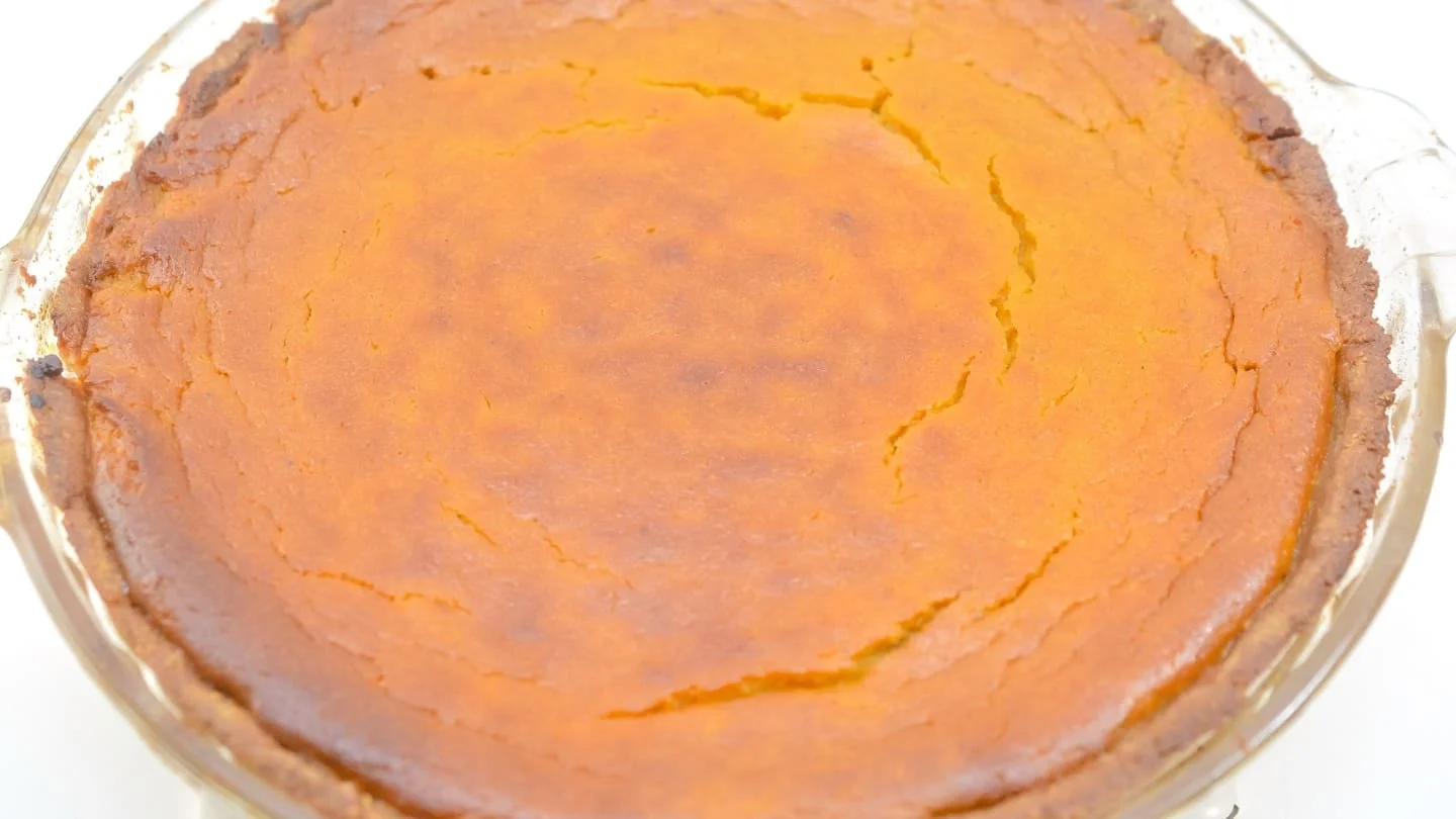 entire pumpkin pie