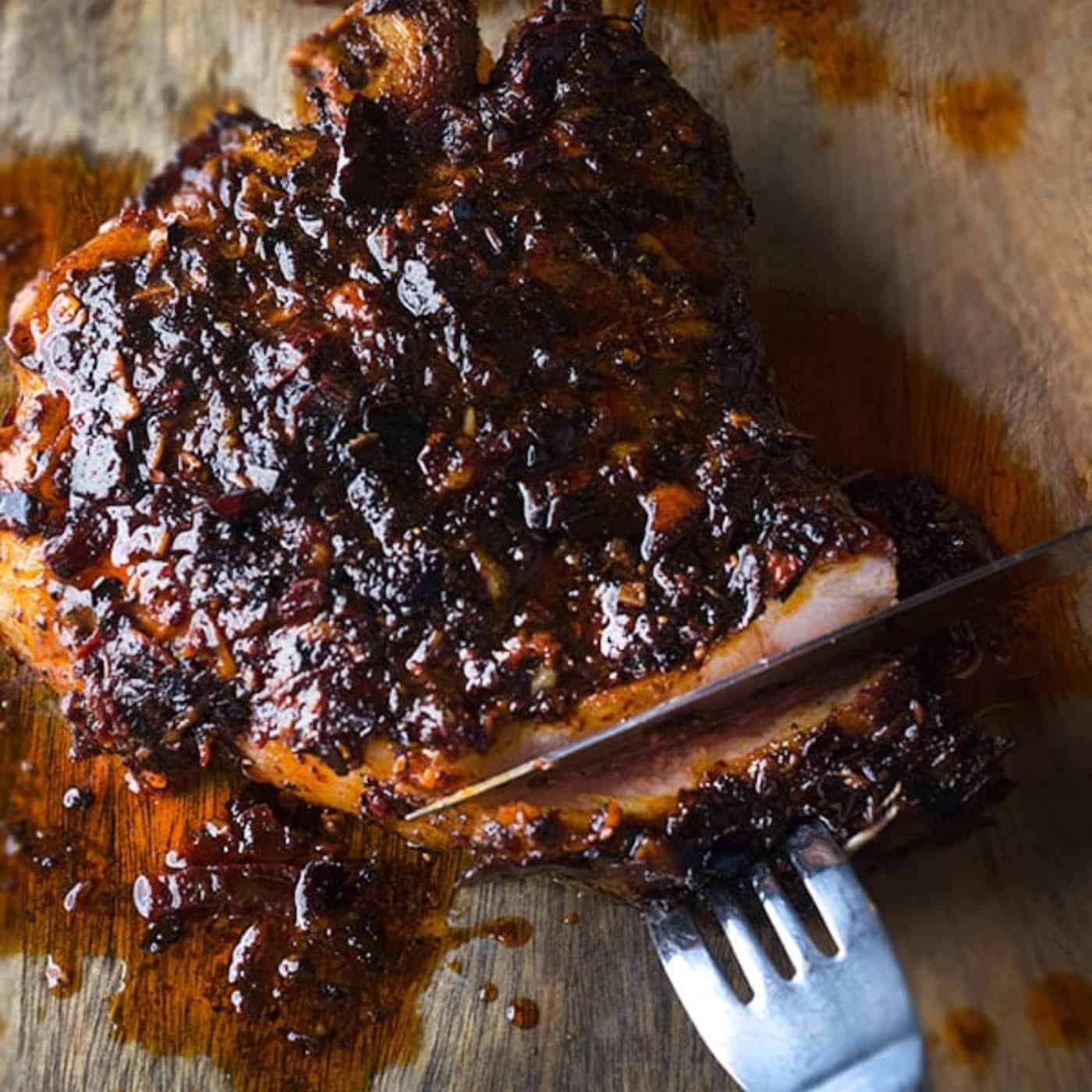 Guajillo Pork Chops