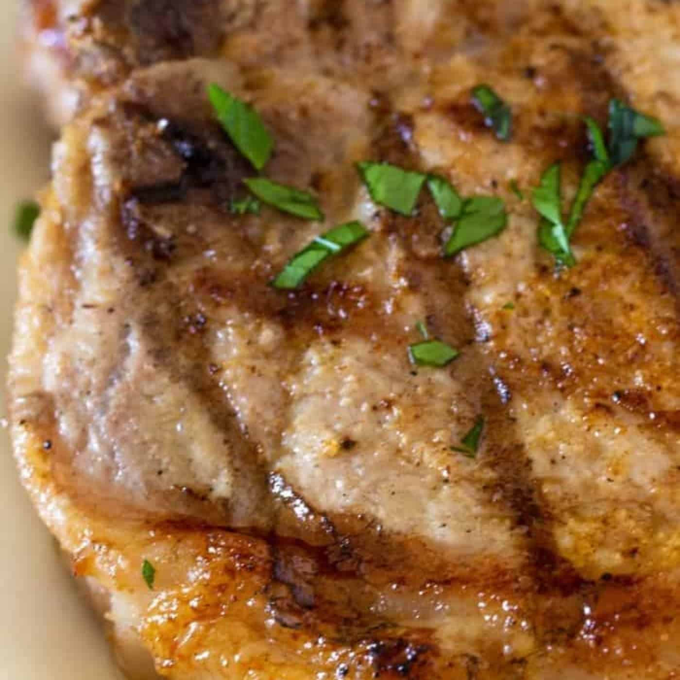 Grilled mexican pork chops