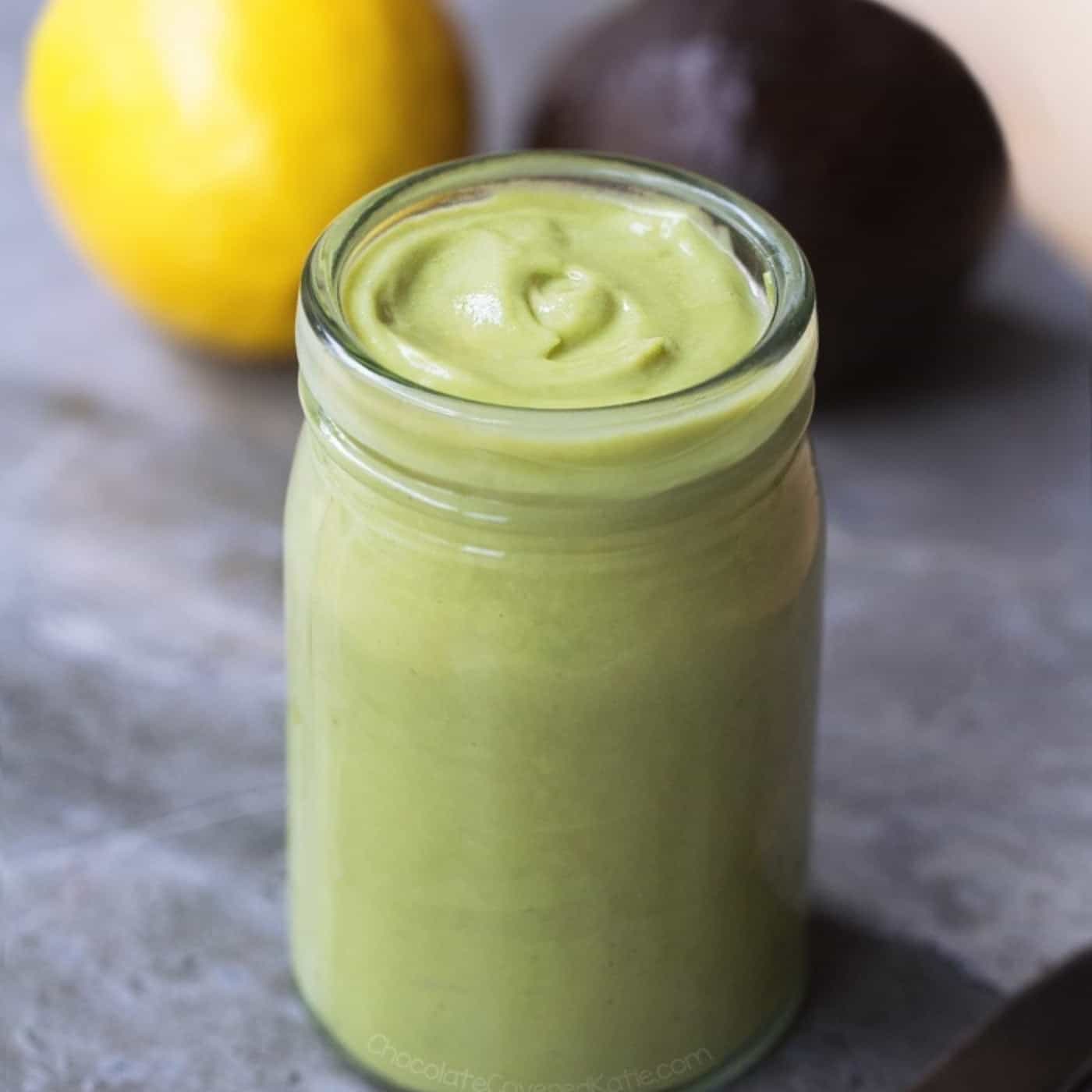 30 Easy Homemade Mayo Recipes 4 Avocado mayo in a jar