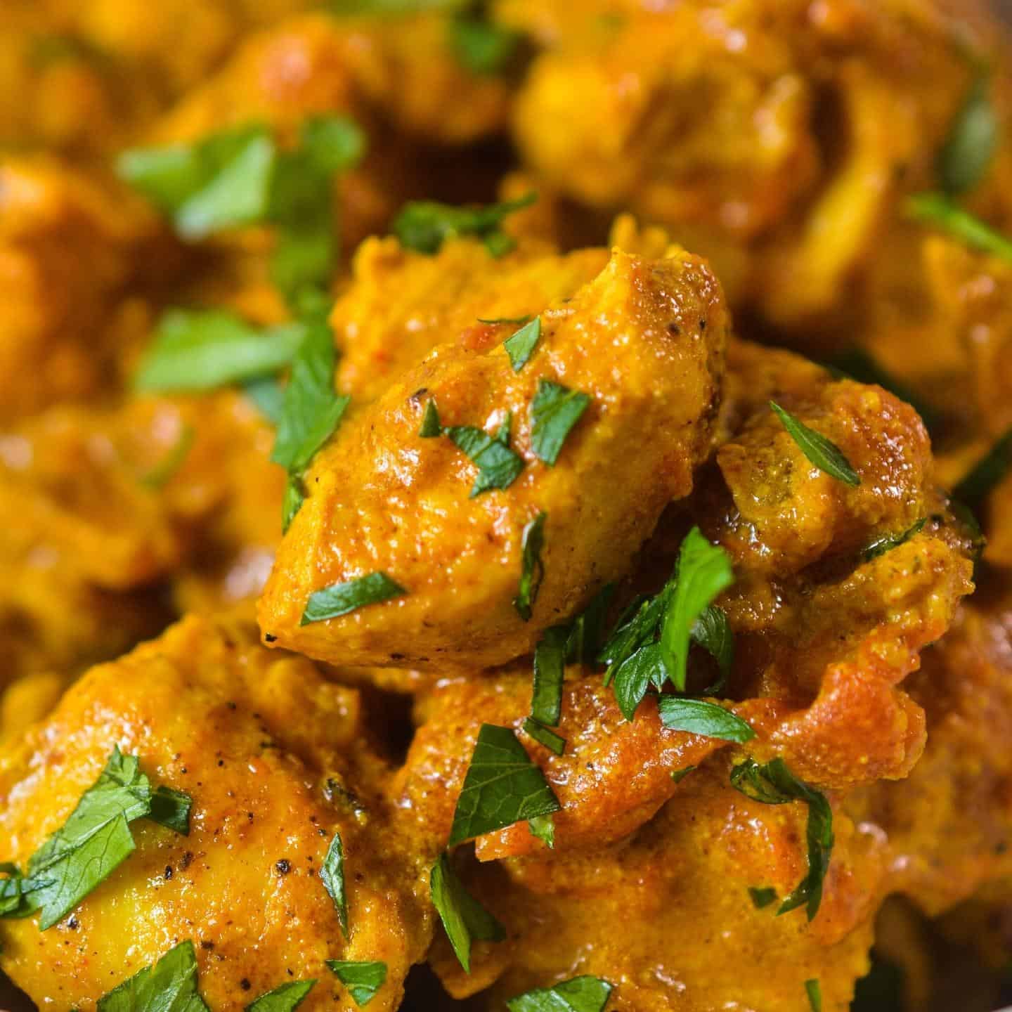 Indian butter chicken in 40 minutes or less.