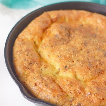 crustless quiche IN A SKILLET