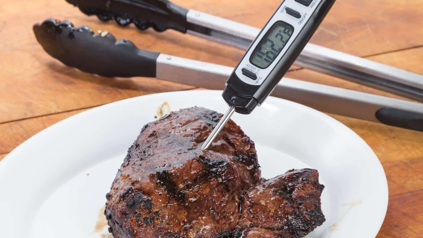 Instant read meat thermometer